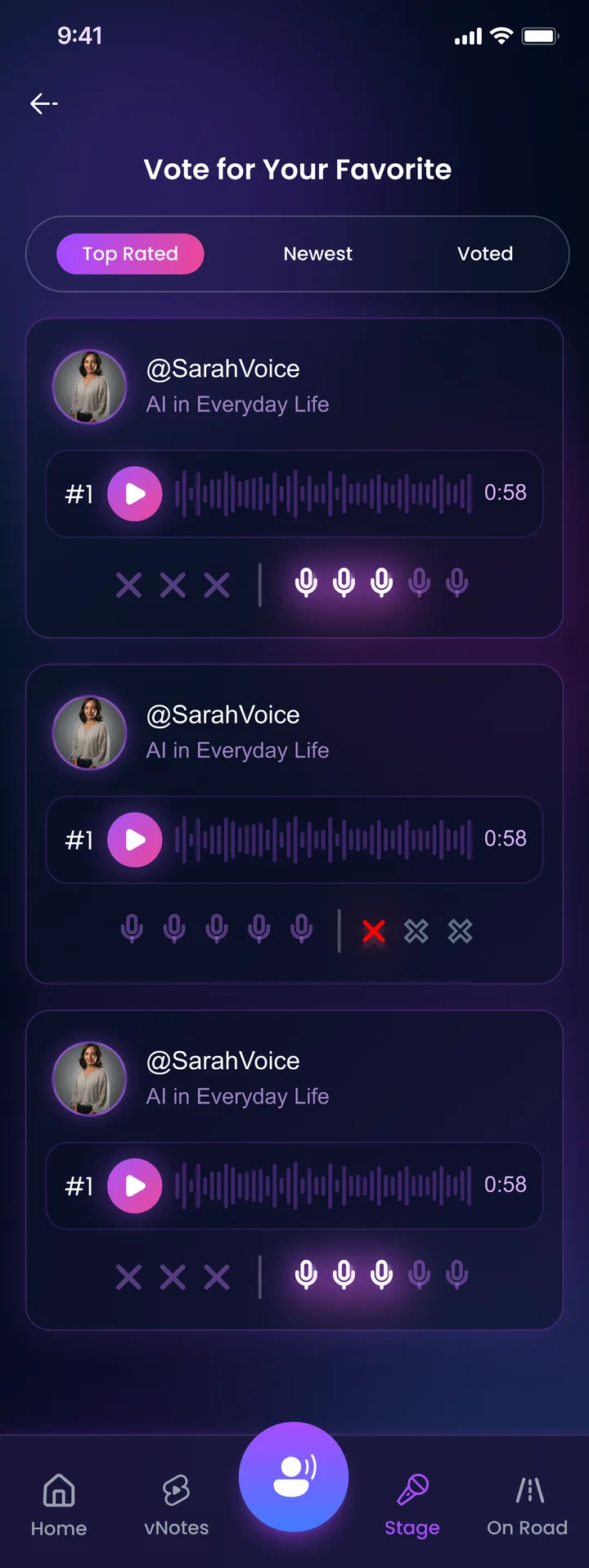 Voicers screenshot
